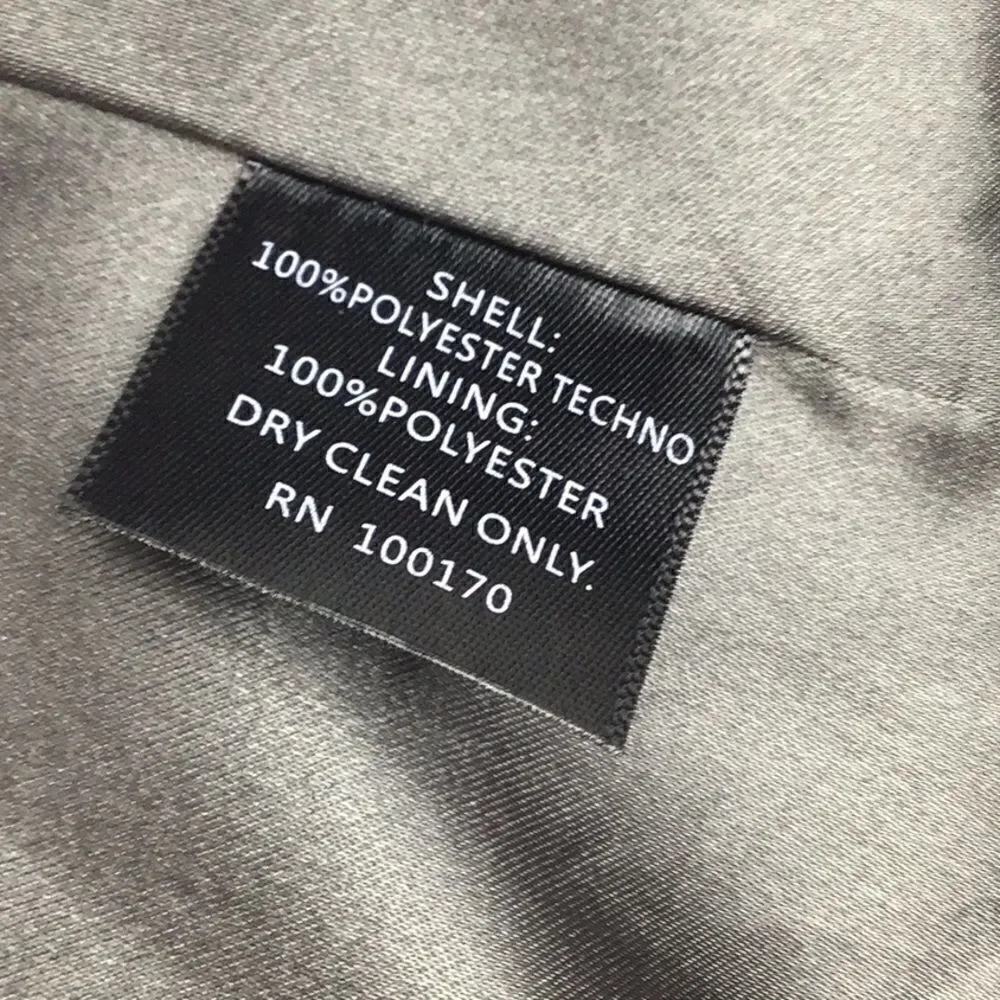 Sandro Dark Gray Ruffled Collar Belted Trench L‎ - Picture 7 of 7